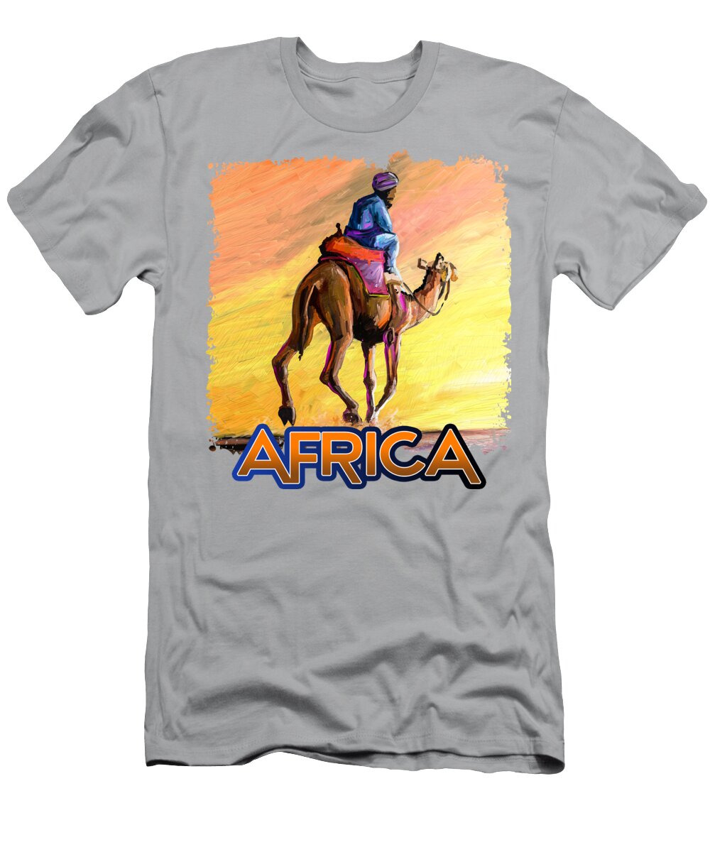 Camel Ride Home Anthony Mwangi T-Shirt