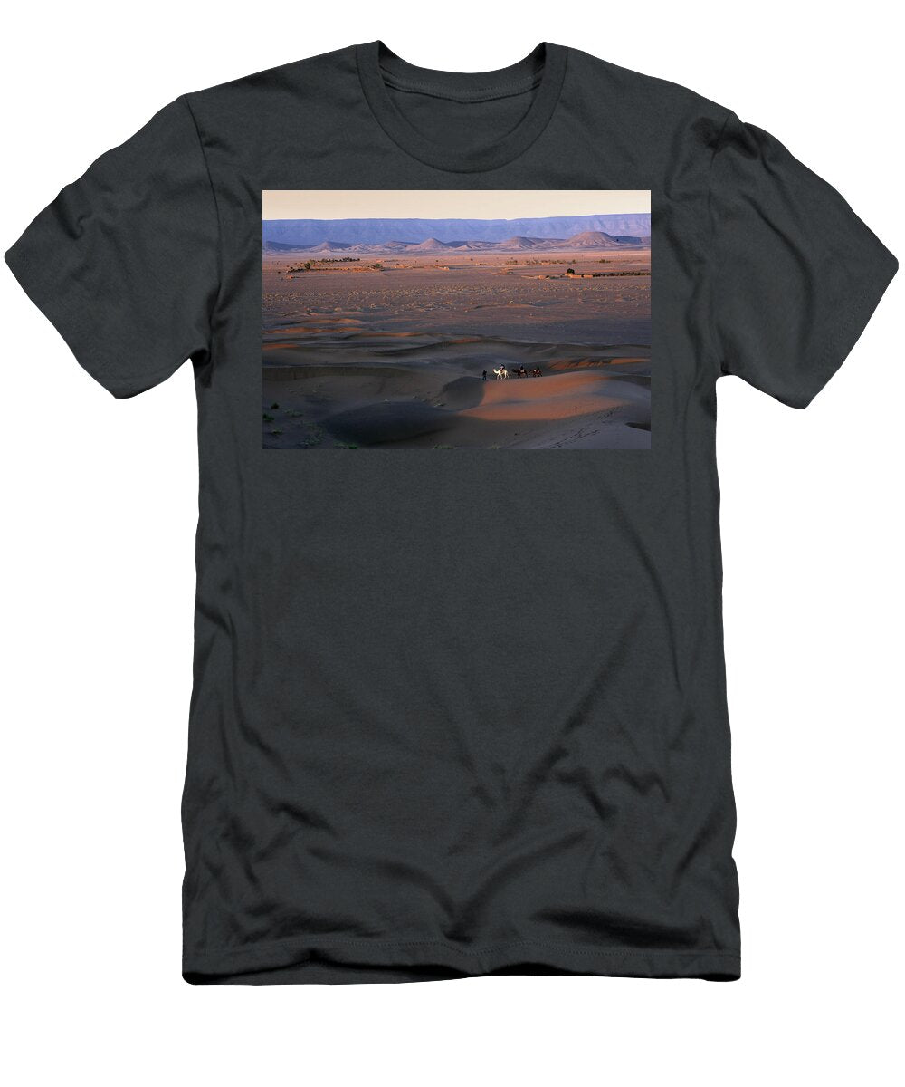 Erg Chebbi Dunes At Sunrise in Sahara David Santiago Garcia T-Shirt
