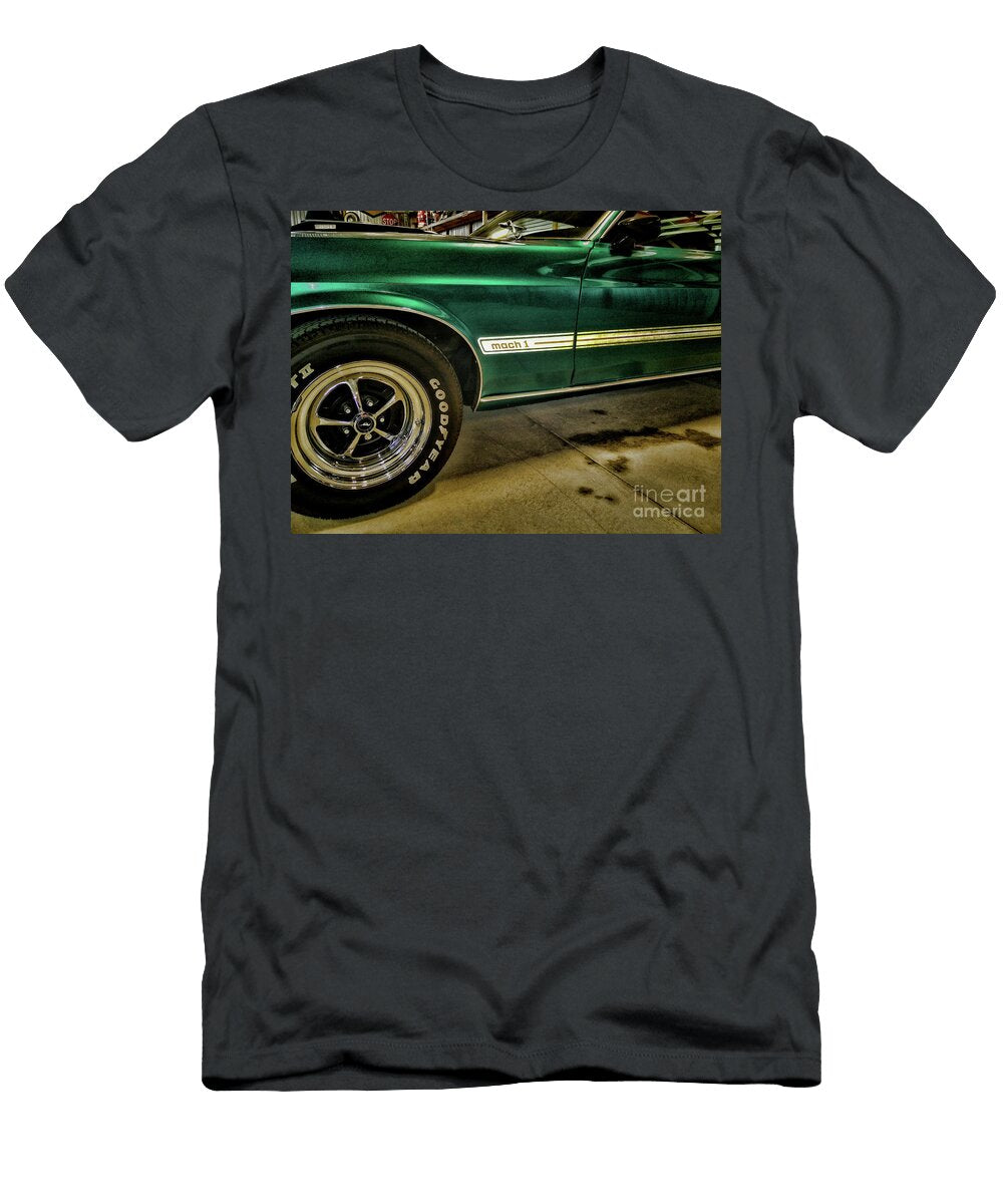 Mean Green Ford Mustang Mach 1 Paul Ward T-Shirt
