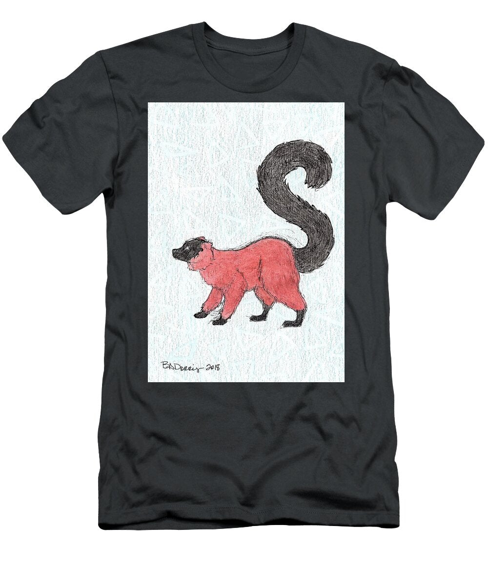 Red Ruffed Lemur Brittany Dorris T-Shirt