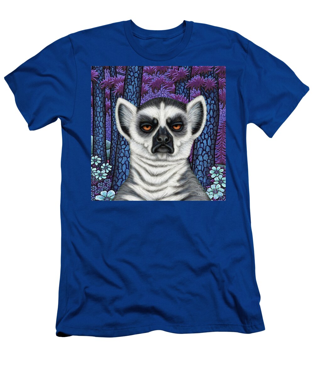 Ring Tailed Lemur Forest Amy E Fraser T-Shirt
