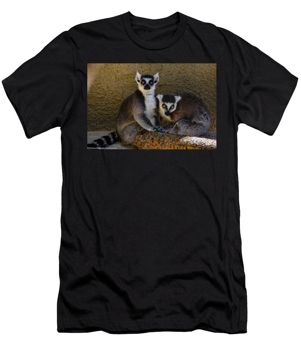 Safari Park Lemurs 1 Tommy Anderson T-Shirt